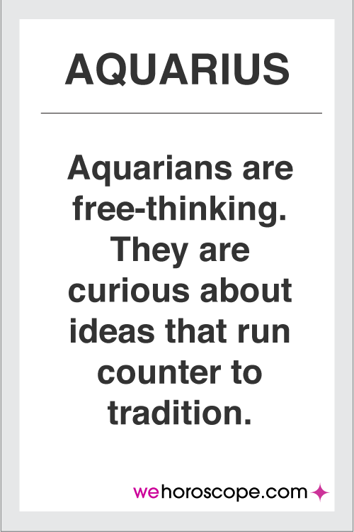 Why are aquarius so